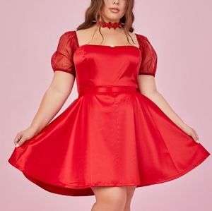 Dolls Kill Sugar Thrillz Hot Pretty Tender Adieu Babydoll Dress